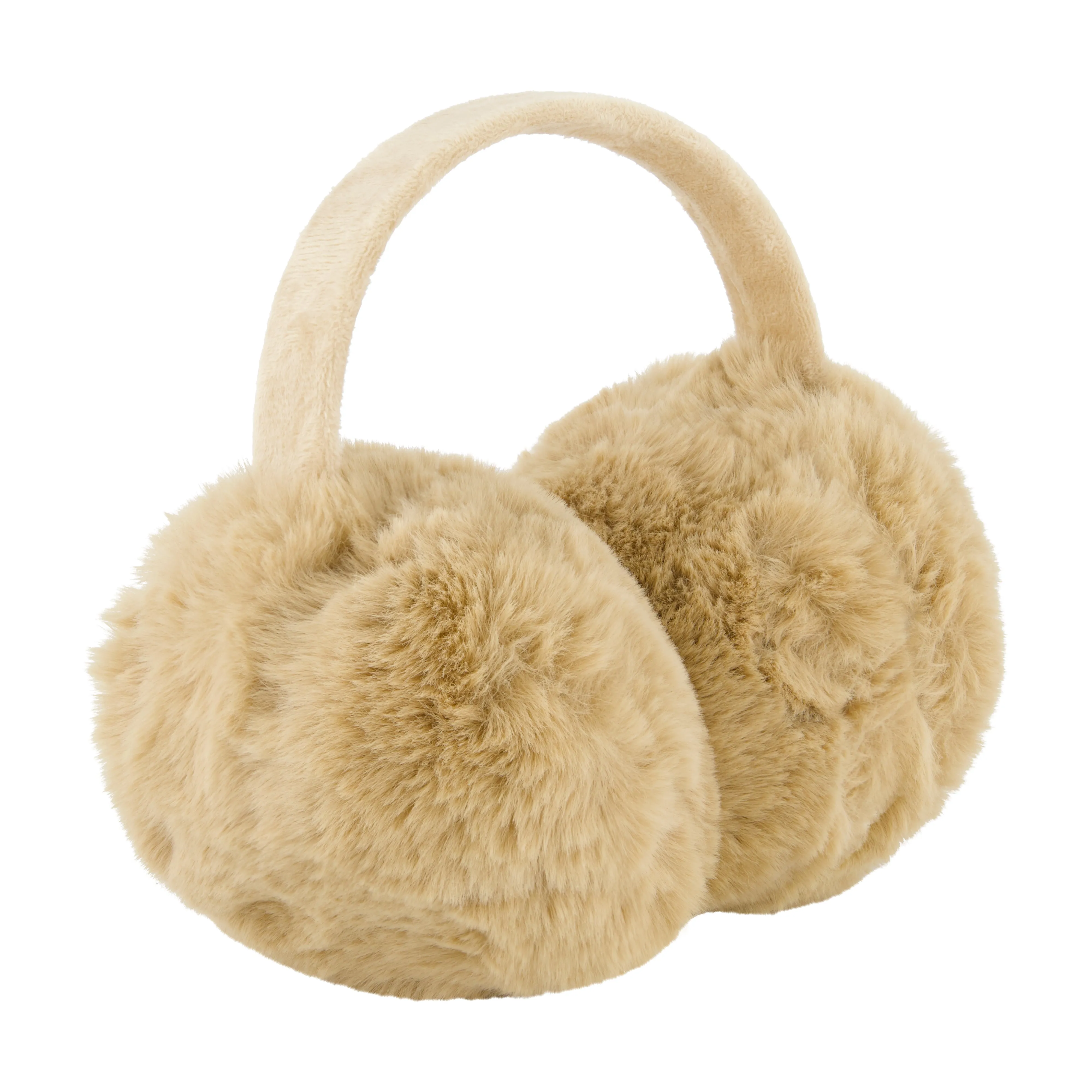 Laundry by Shelli Segal Women's Stylish Oversized Solid Faux Fur Earmuff