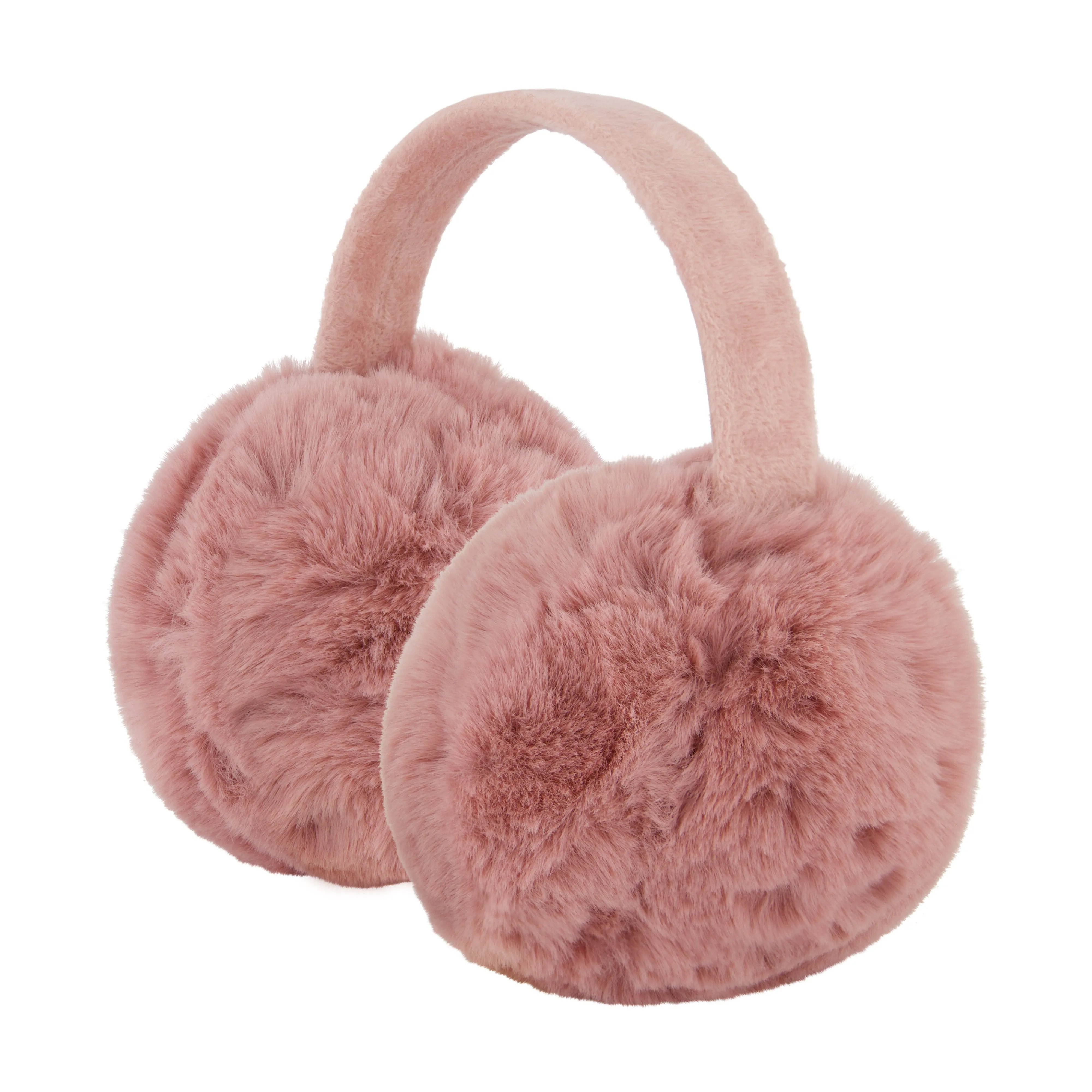 Laundry by Shelli Segal Women's Stylish Oversized Solid Faux Fur Earmuff