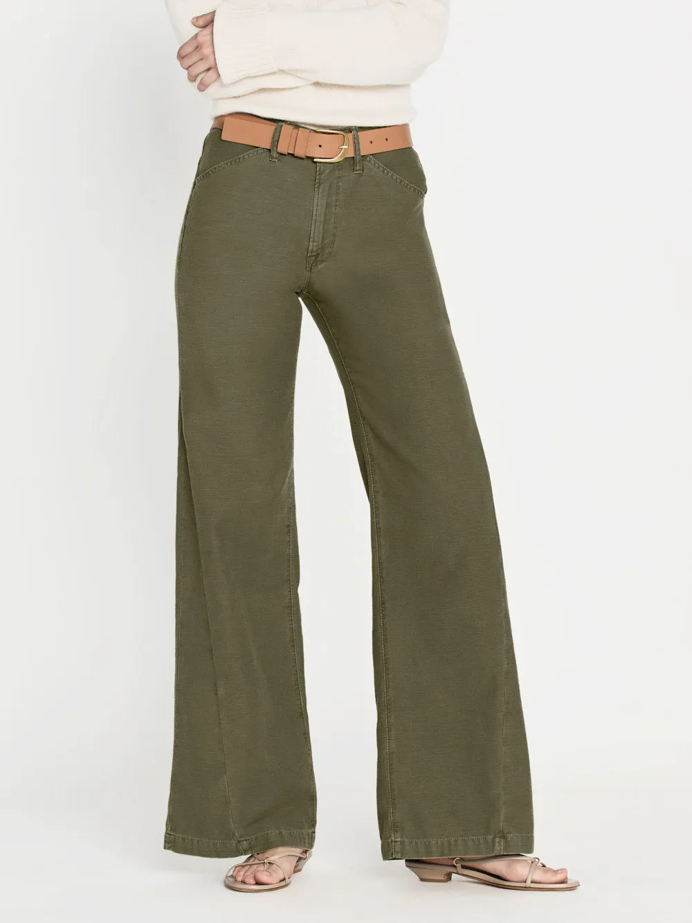 Le Baggy Palazzo -- Washed Summer Sage