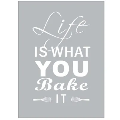 Life Is What You Bake It Kitchen Wall Art Posters Stylish Nordic Colorful Simple Canvas Prints For Kitchen Cafe and Modern H