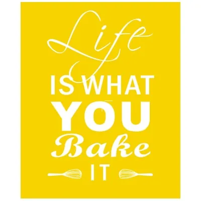 Life Is What You Bake It Kitchen Wall Art Posters Stylish Nordic Colorful Simple Canvas Prints For Kitchen Cafe and Modern H