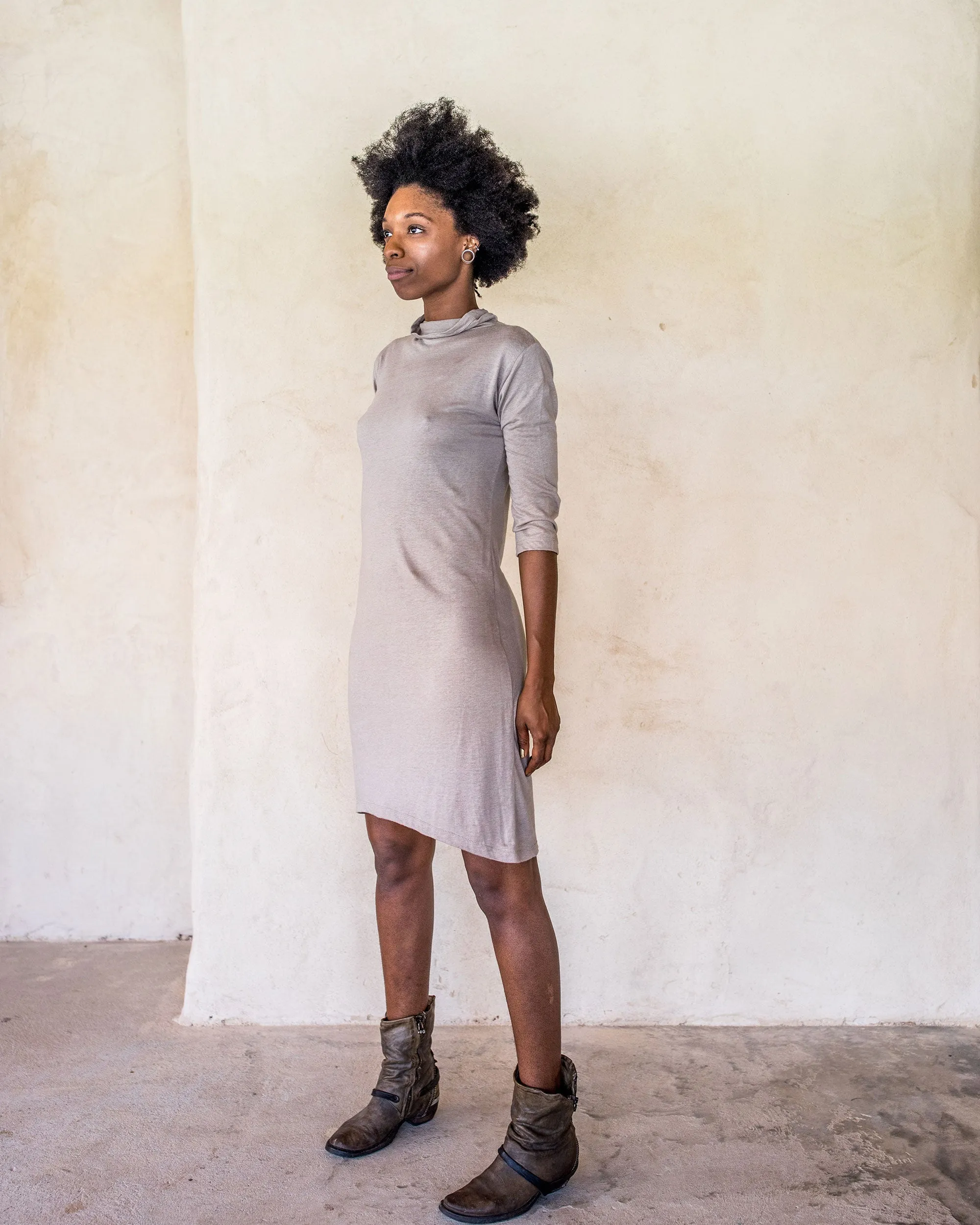 Linen Dress - Sand