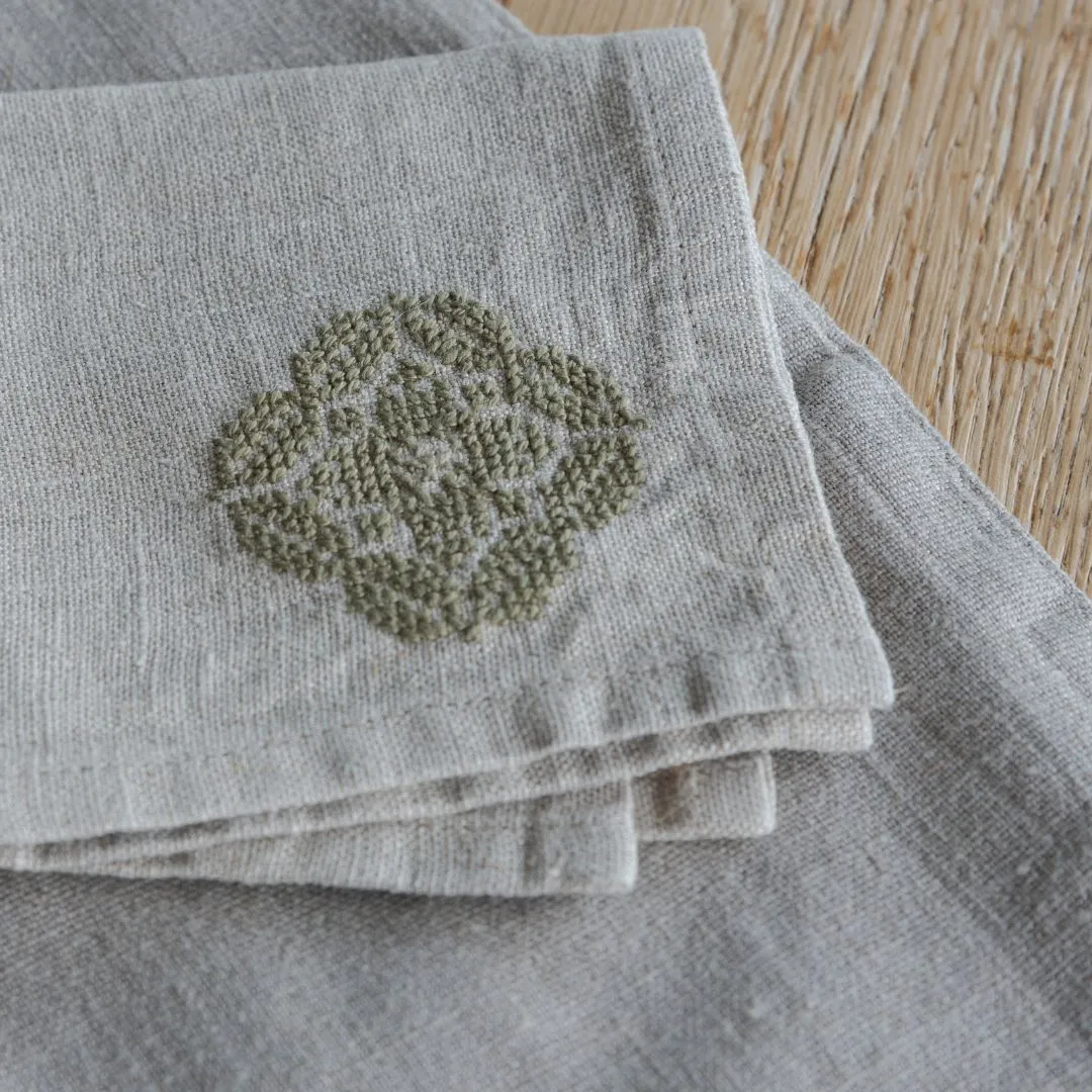 LINEN PLACEMATS POPPY