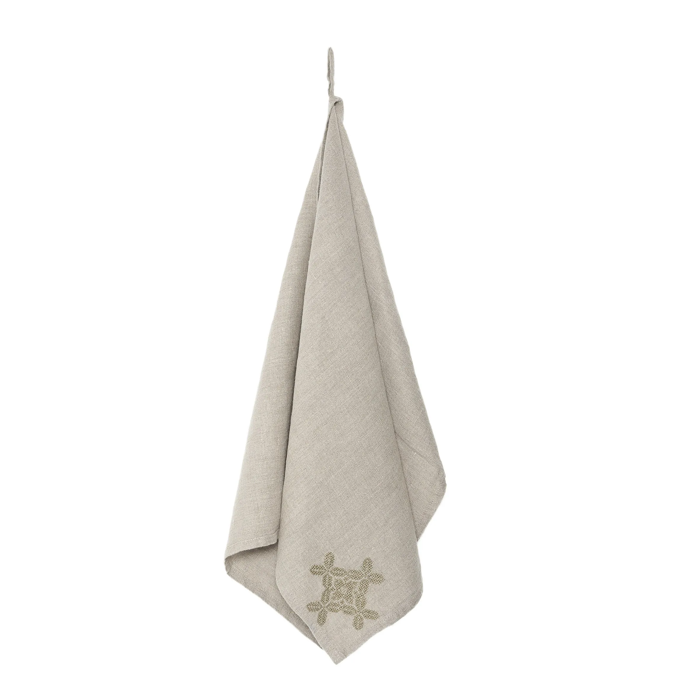 LINEN TEA TOWEL POPPY