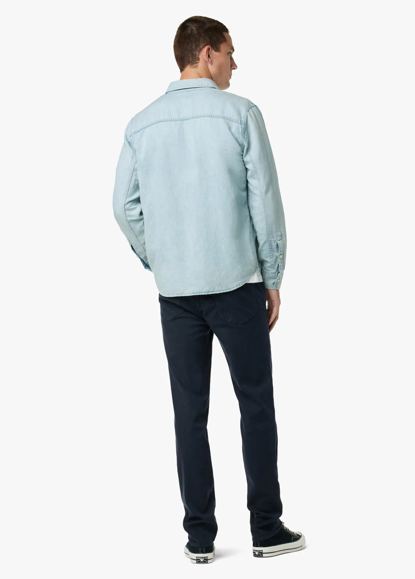 LOU INDIGO LINEN SHIRT