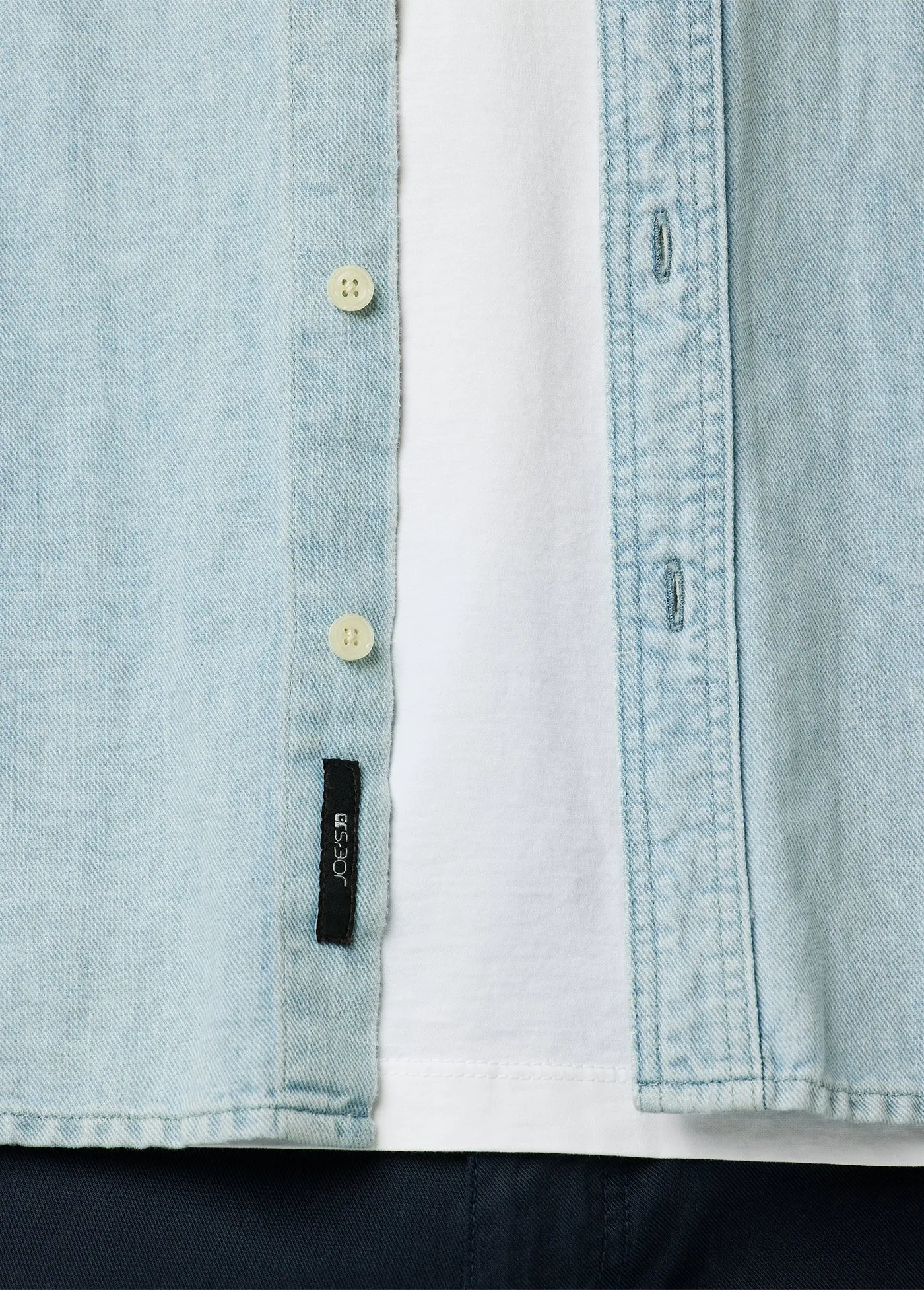 LOU INDIGO LINEN SHIRT