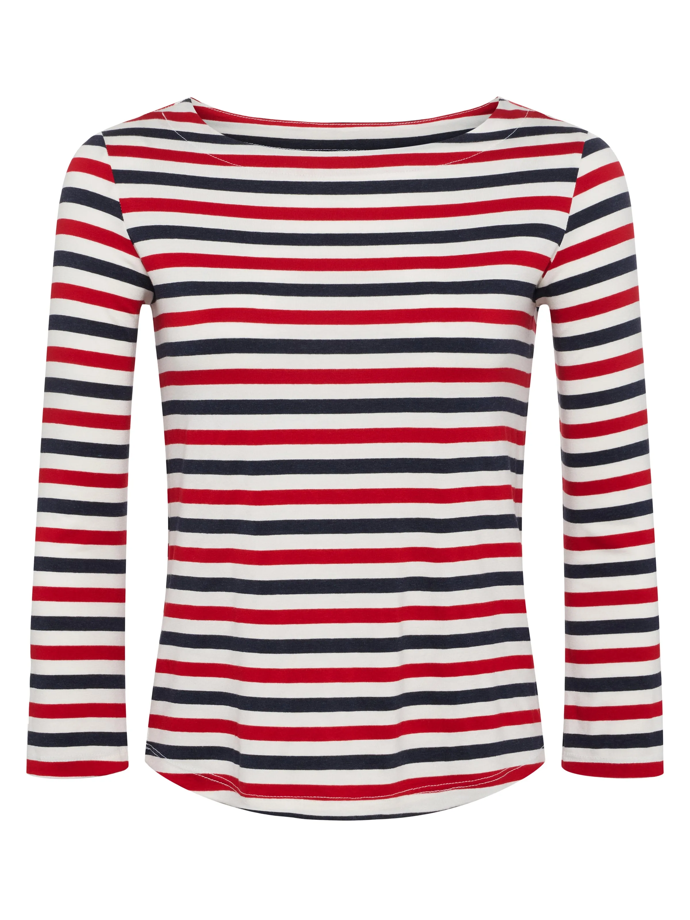 Lucille Striped Boatneck Top