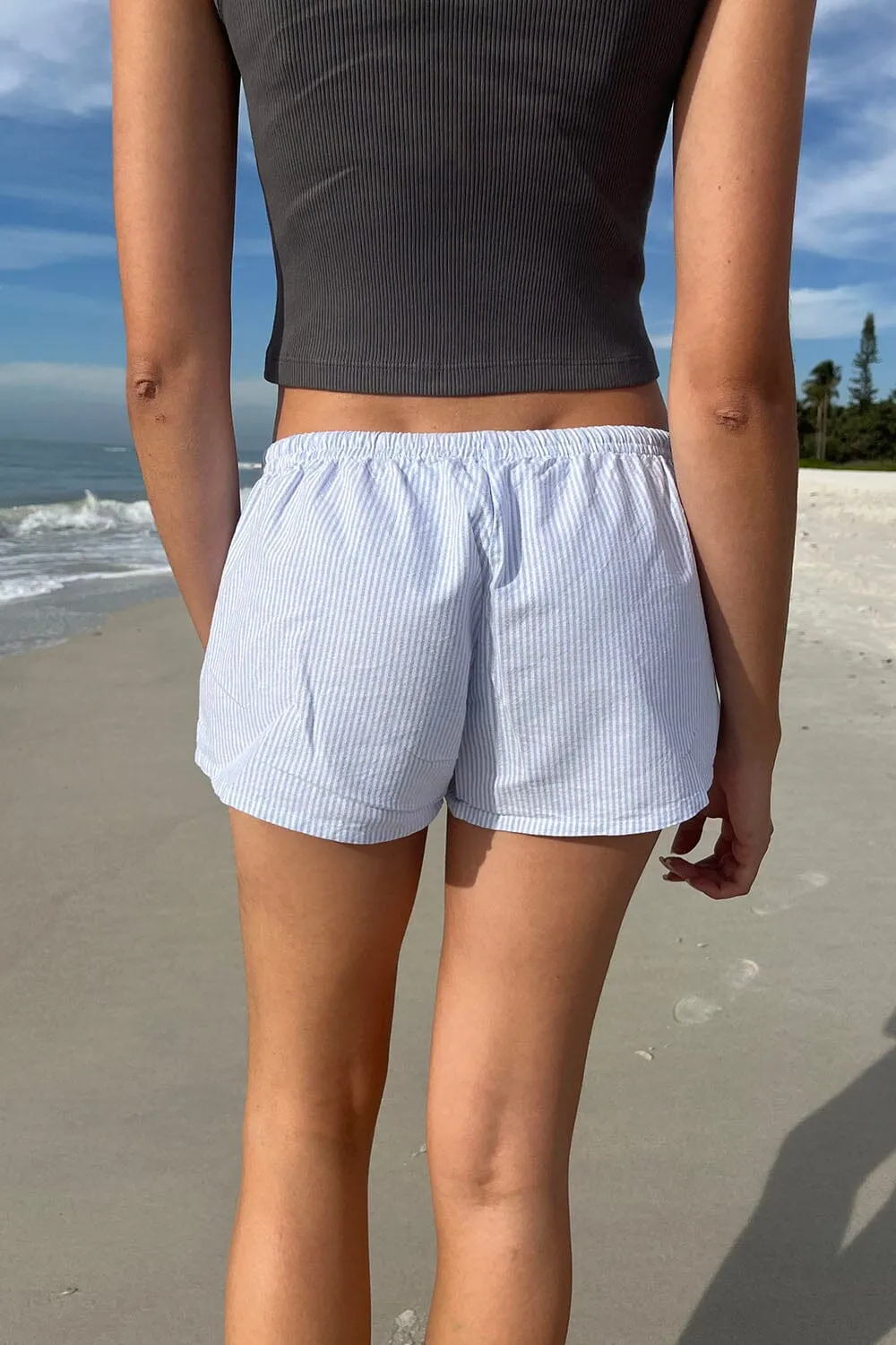 Mary Lou Striped Sweatshorts