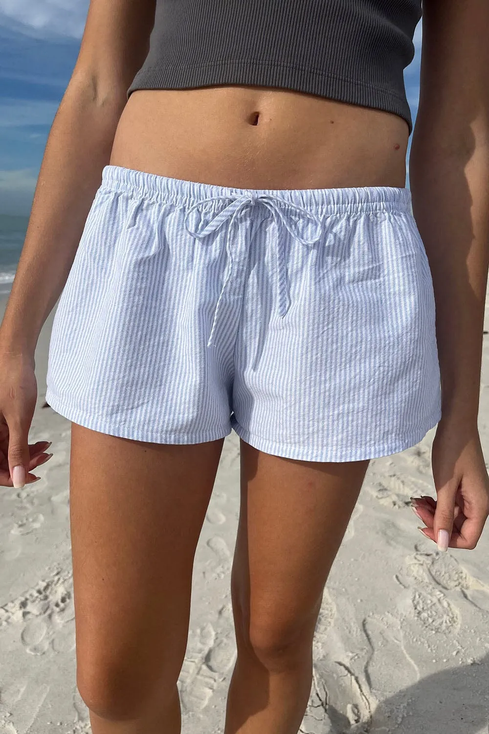 Mary Lou Striped Sweatshorts