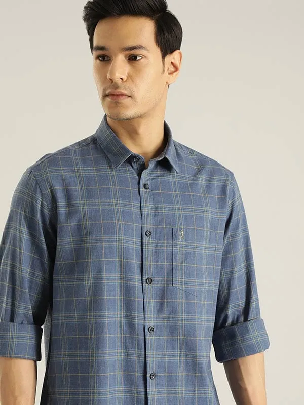 Men Checked Full Sleeve Cotton Shirt