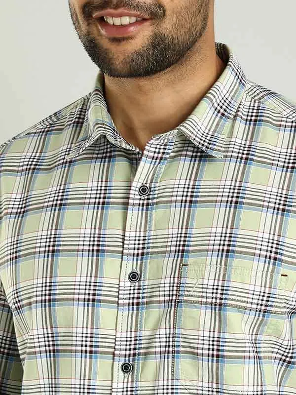 Men Checked Full Sleeve Cotton Shirt