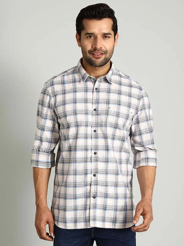 Men Checked Full Sleeve Cotton Shirt