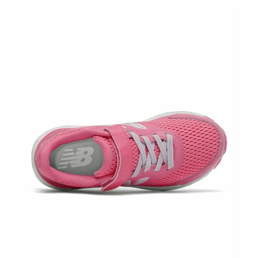 New Balance Little Girls 680v6 Velcro Sporty Pink