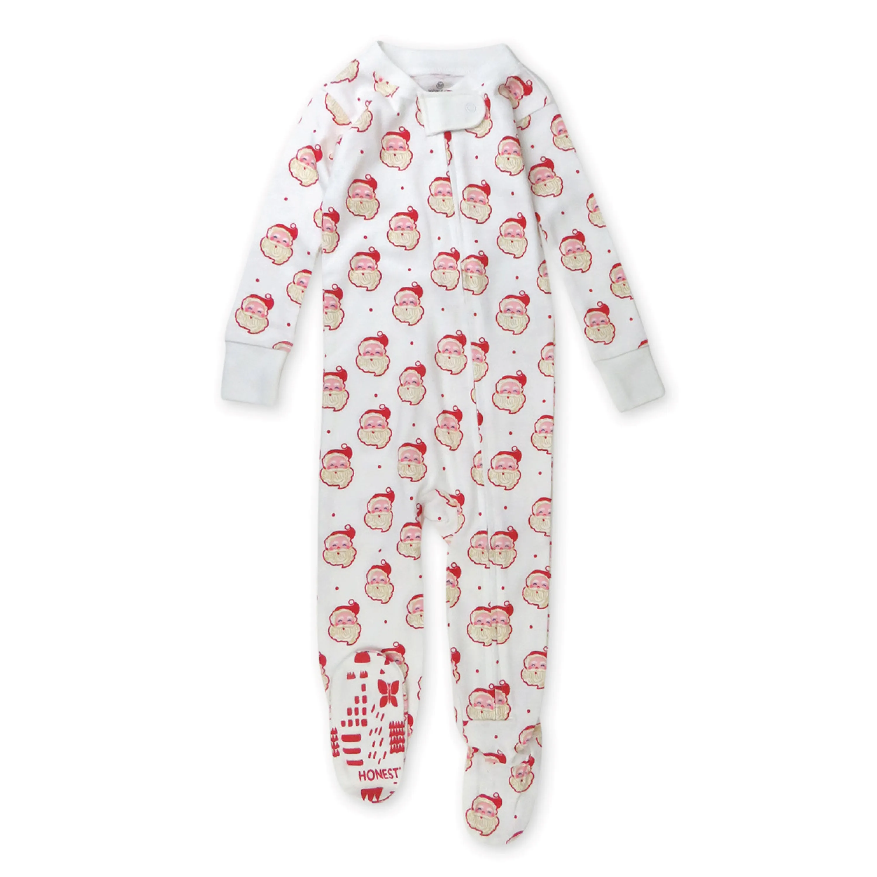 Organic Cotton Holiday Snug-Fit Footed Pajama