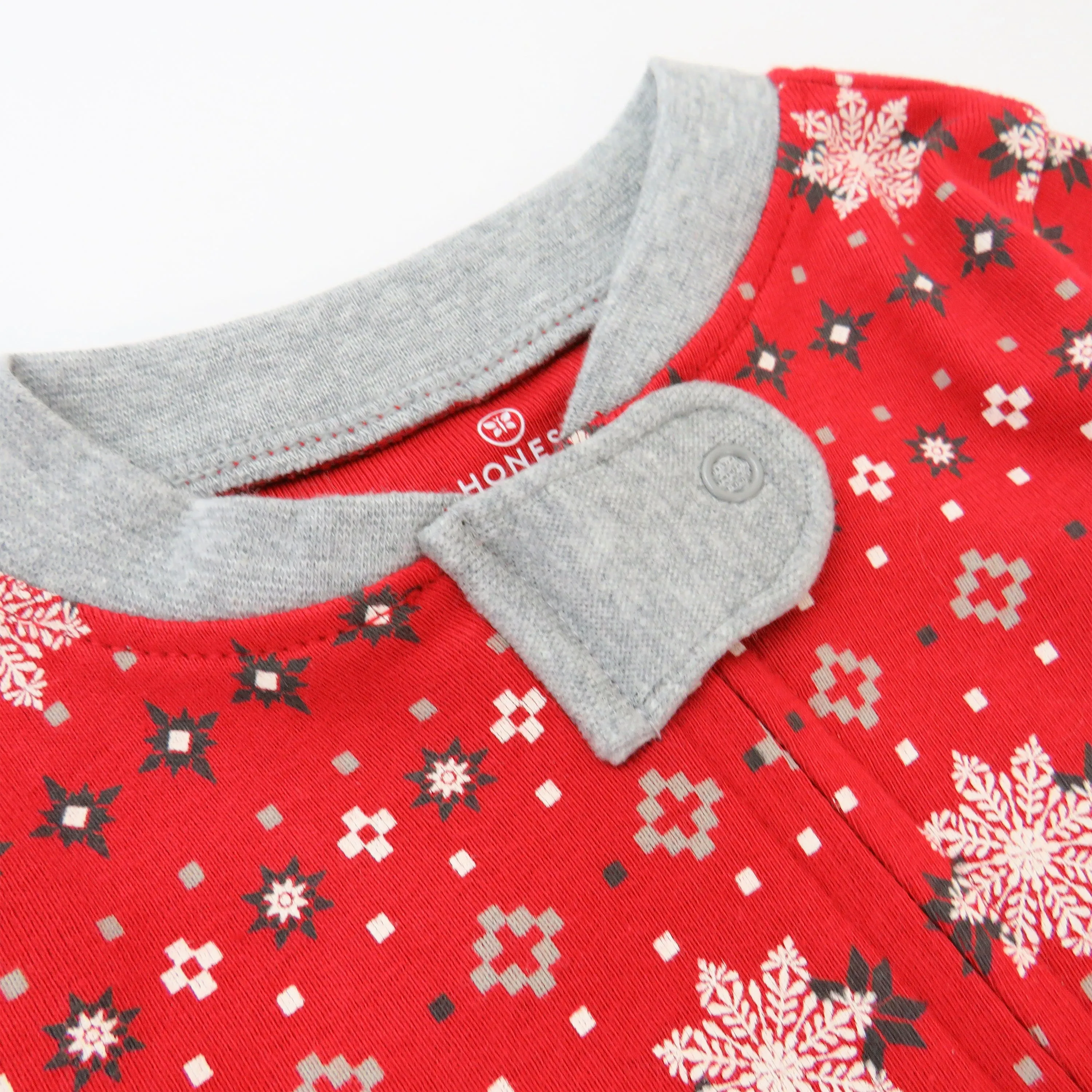 Organic Cotton Holiday Snug-Fit Footed Pajama