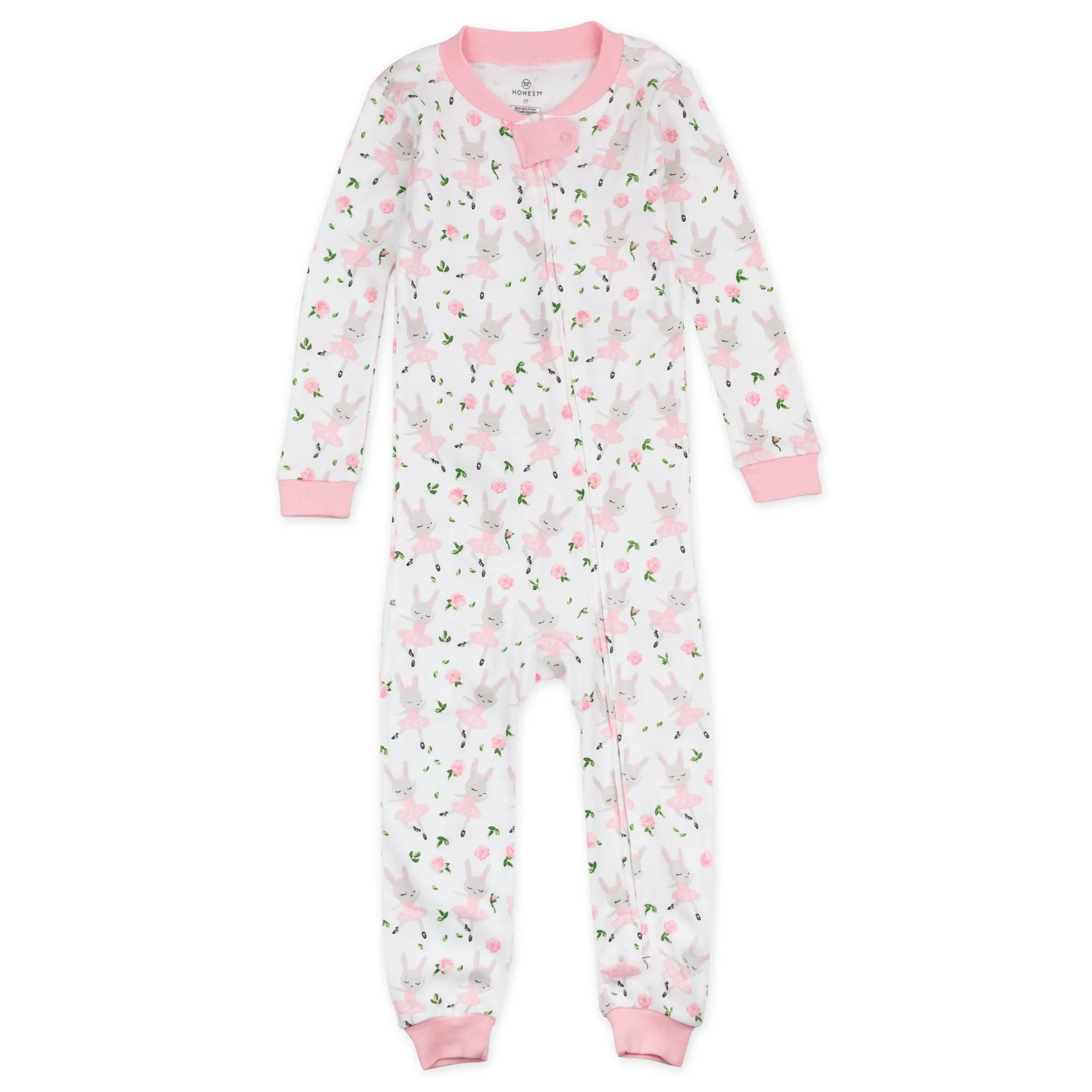 Organic Cotton Holiday Snug Fit Footless Pajama