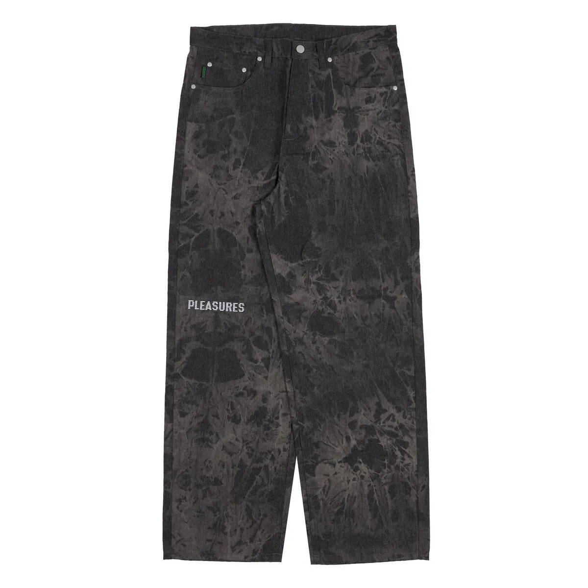 Pleasures Formula Baggy Denim Pants - Black