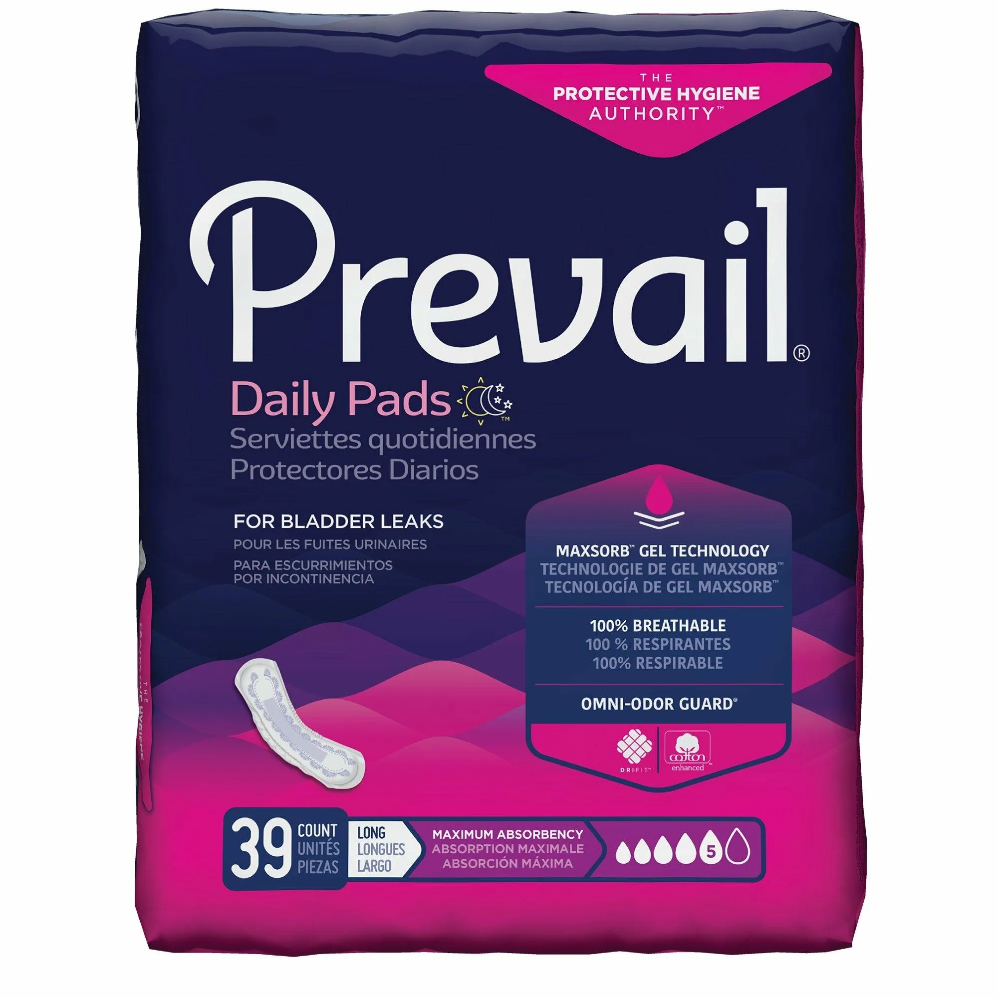 Prevail Bladder Control Pads for Women