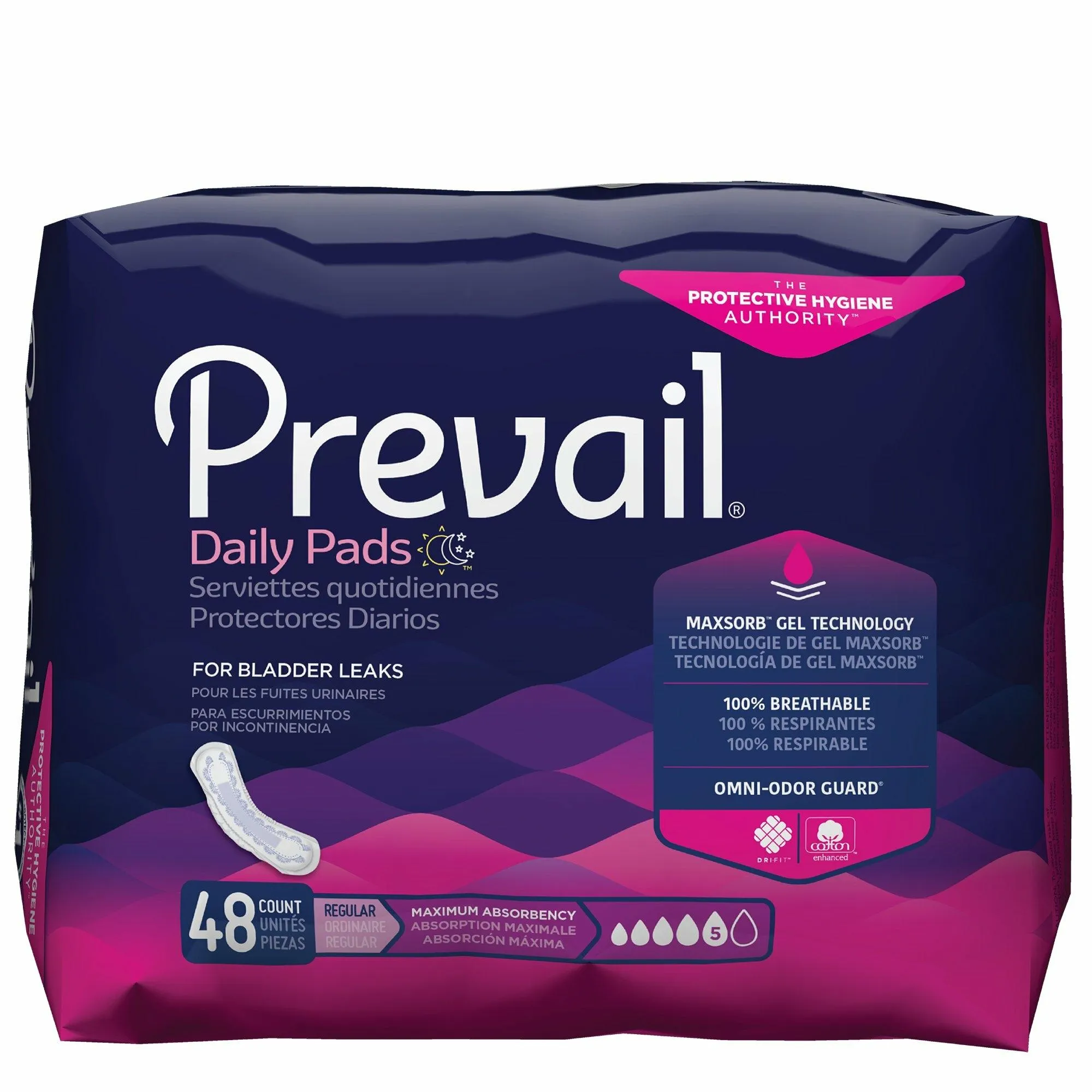 Prevail Bladder Control Pads for Women