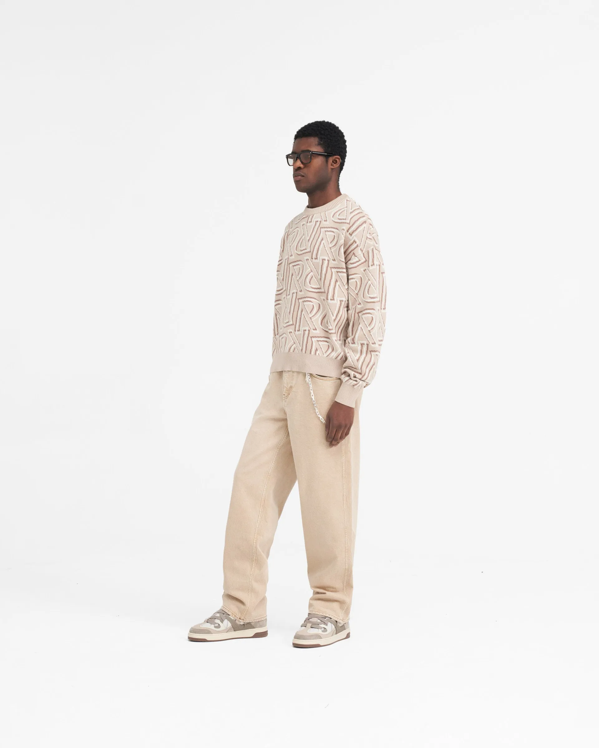 R3 Baggy Denim - Dirt Cashmere