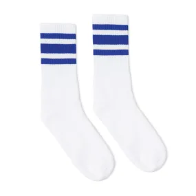 Royal Striped Socks | White