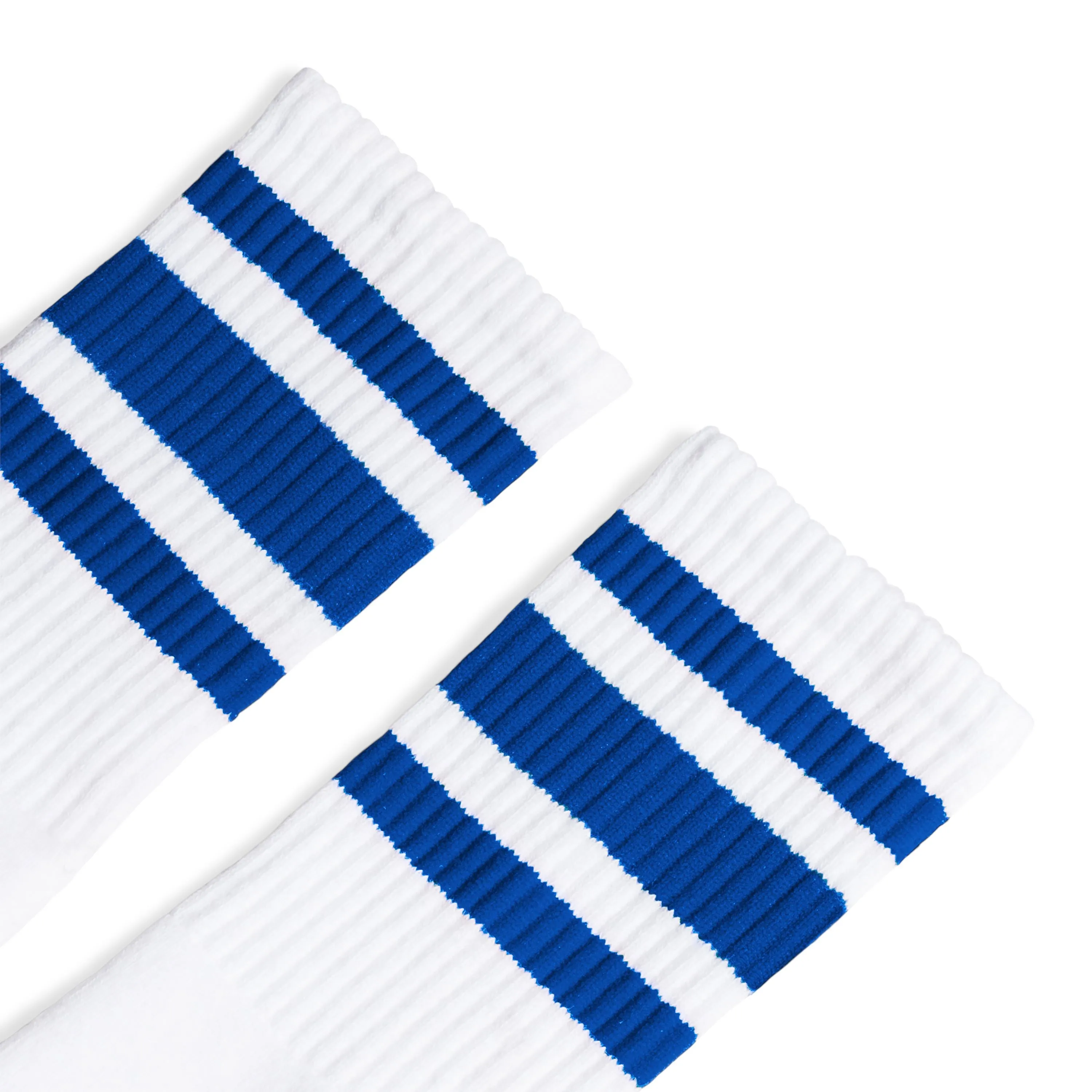 Royal Striped Socks | White