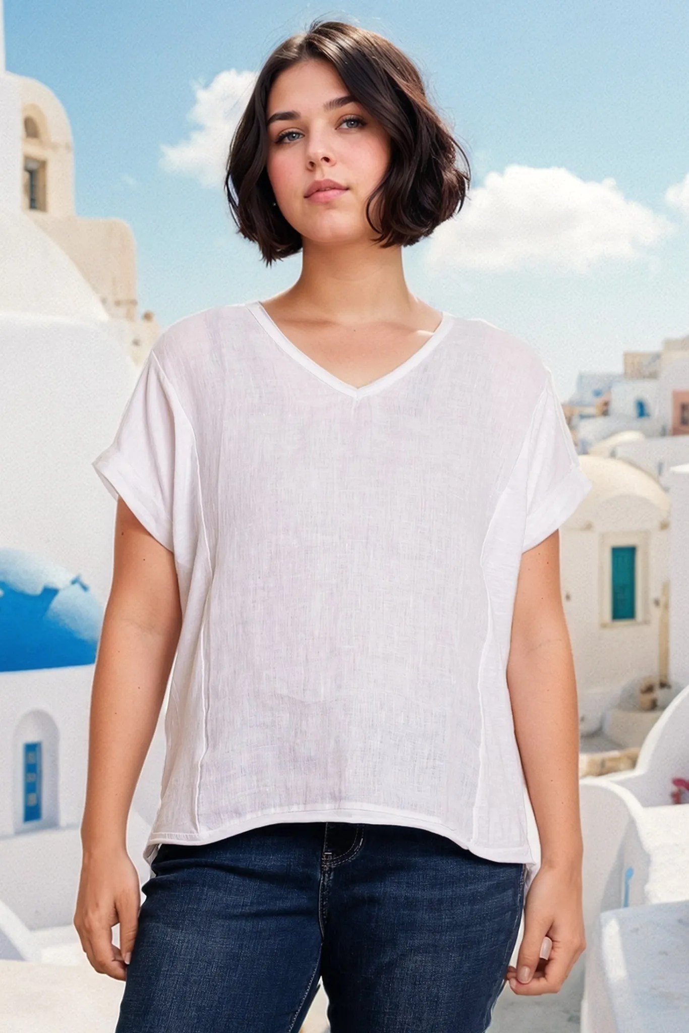 Siena Cotton/Linen T-Shirt