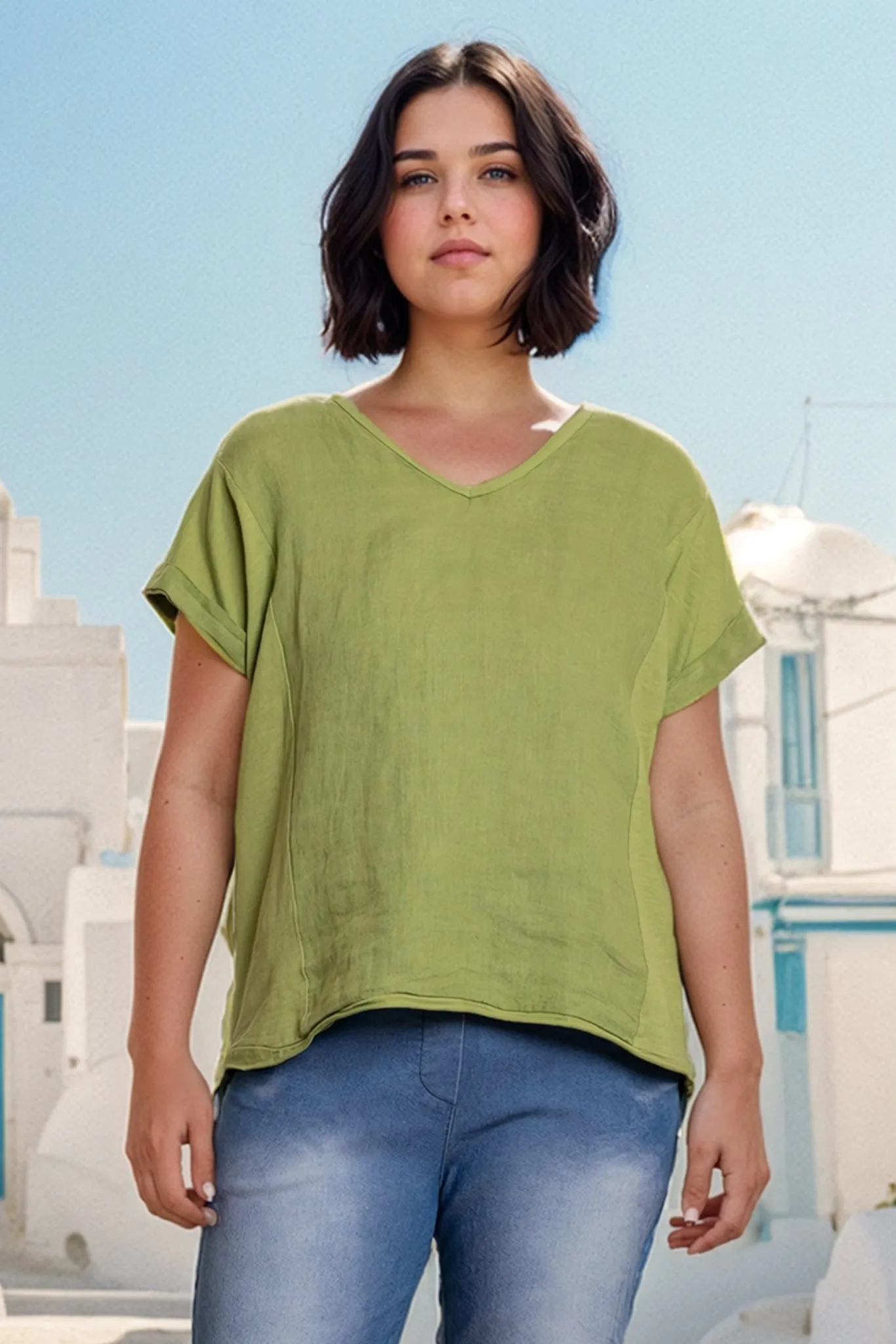 Siena Cotton/Linen T-Shirt