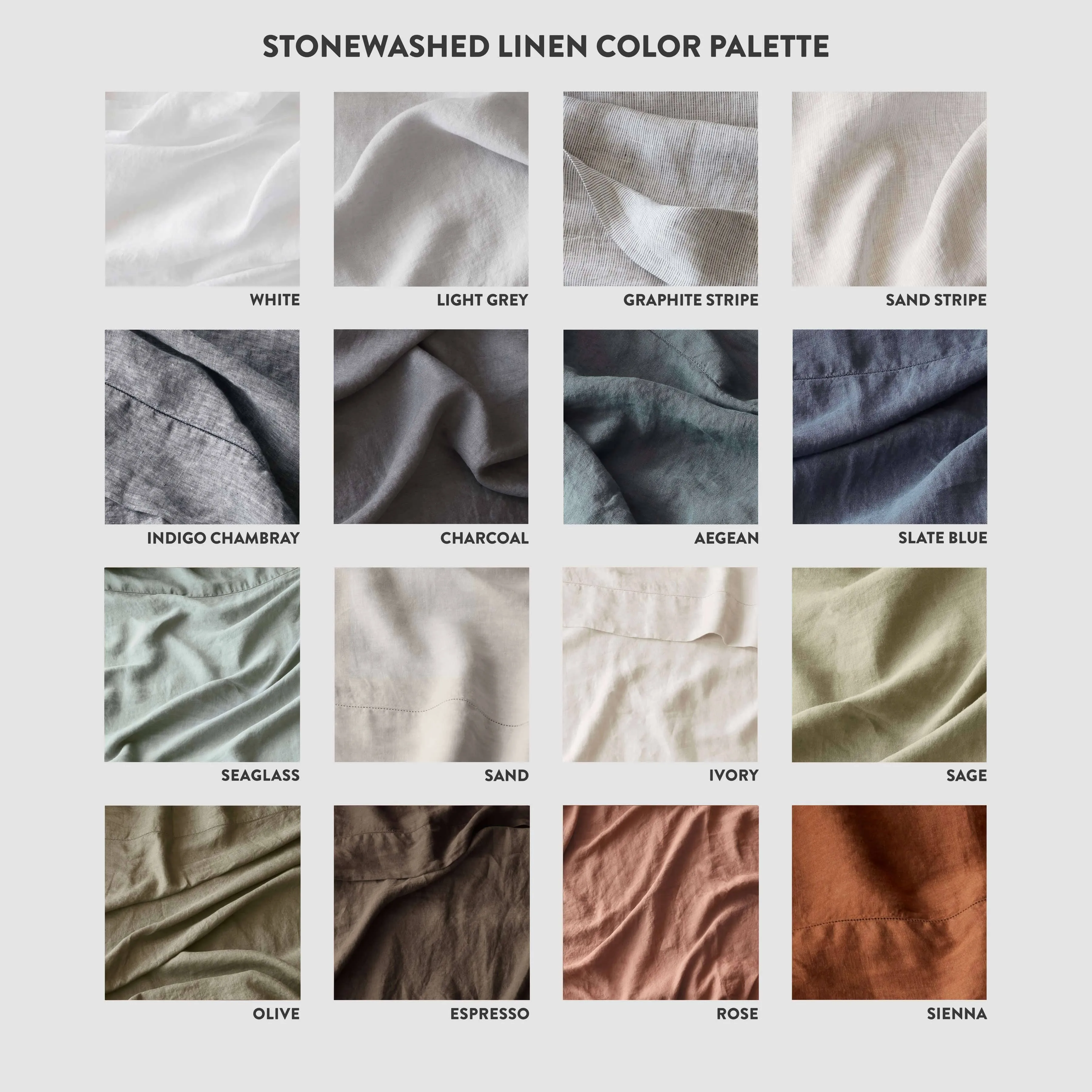 Stonewashed Linen Euro Shams