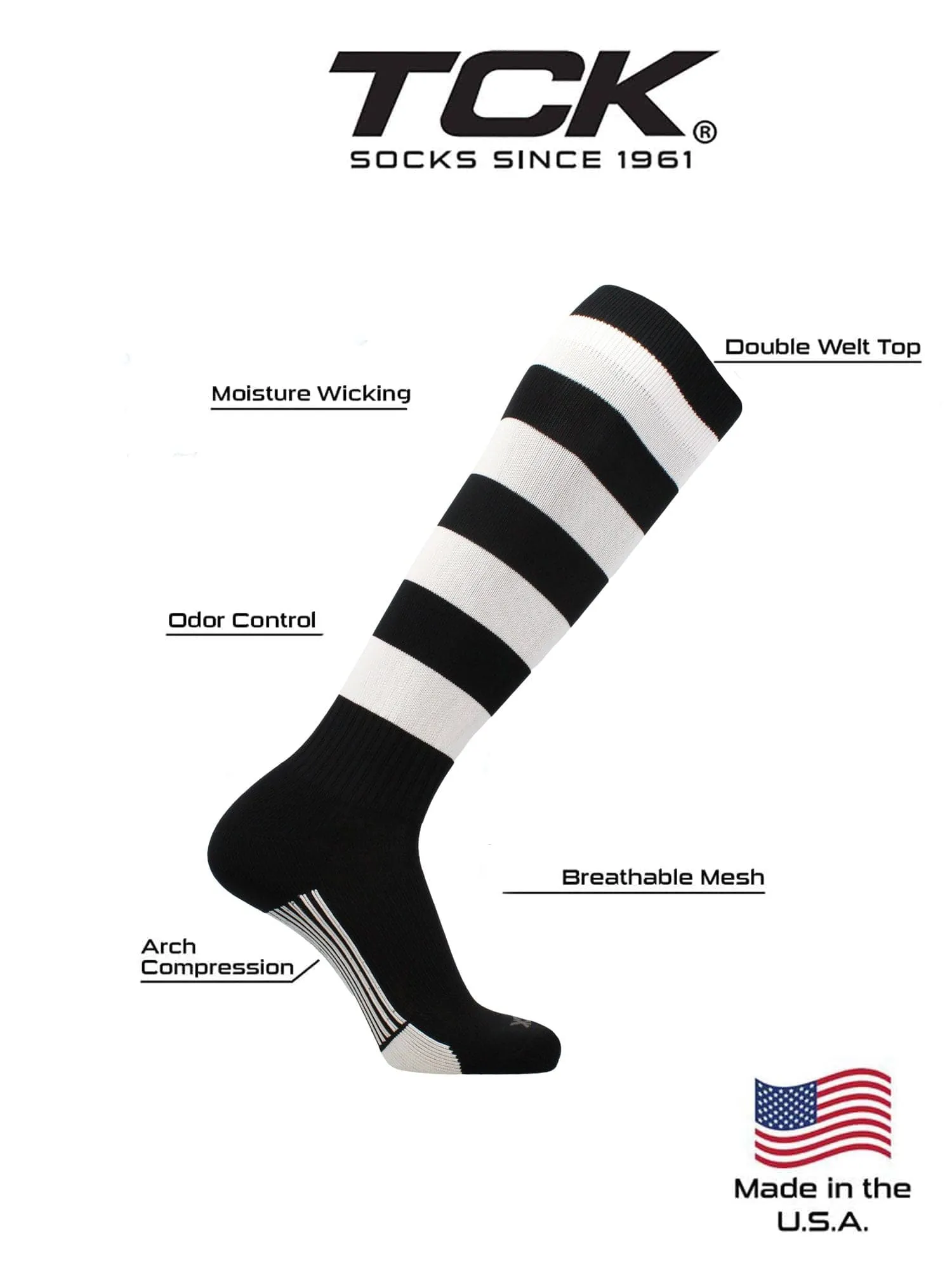 Striped Rugby Socks