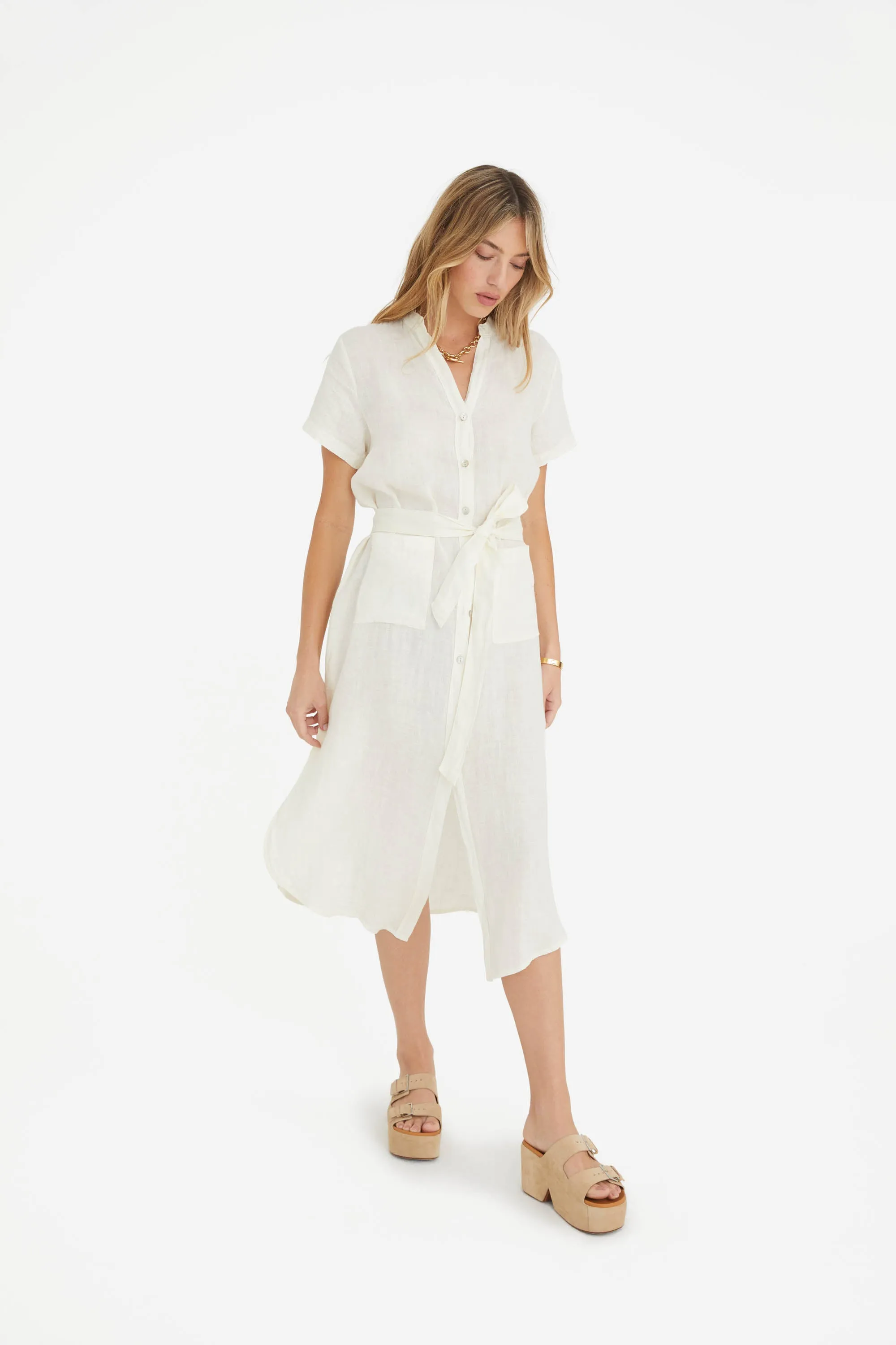 The Rosemary Linen Dress