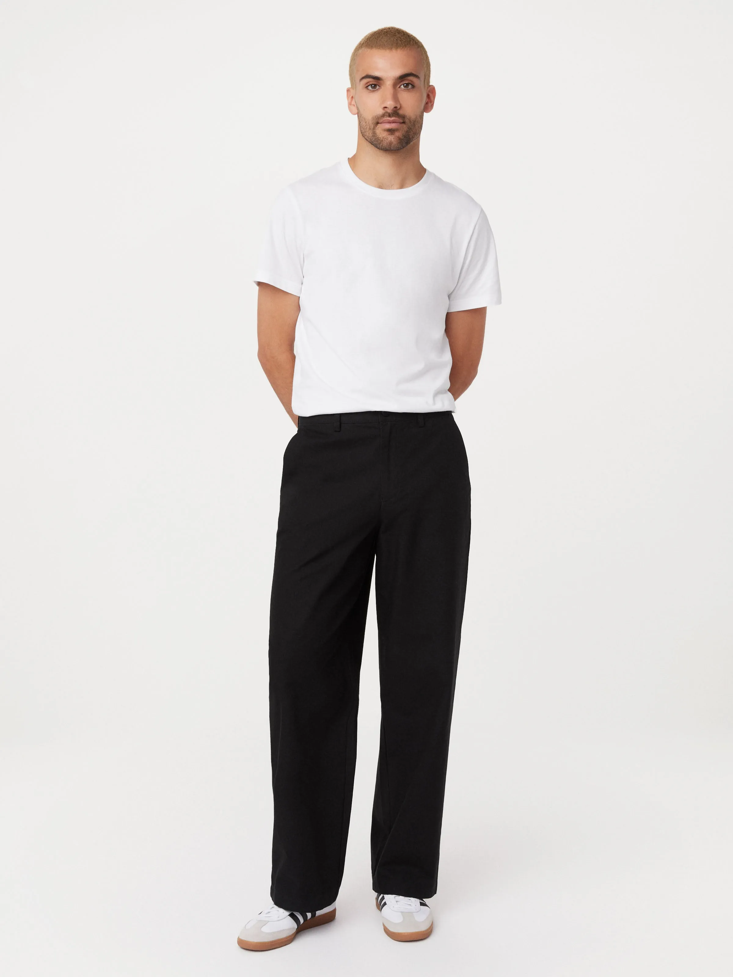 The Theo Baggy Ripstop Pant in Washed Black