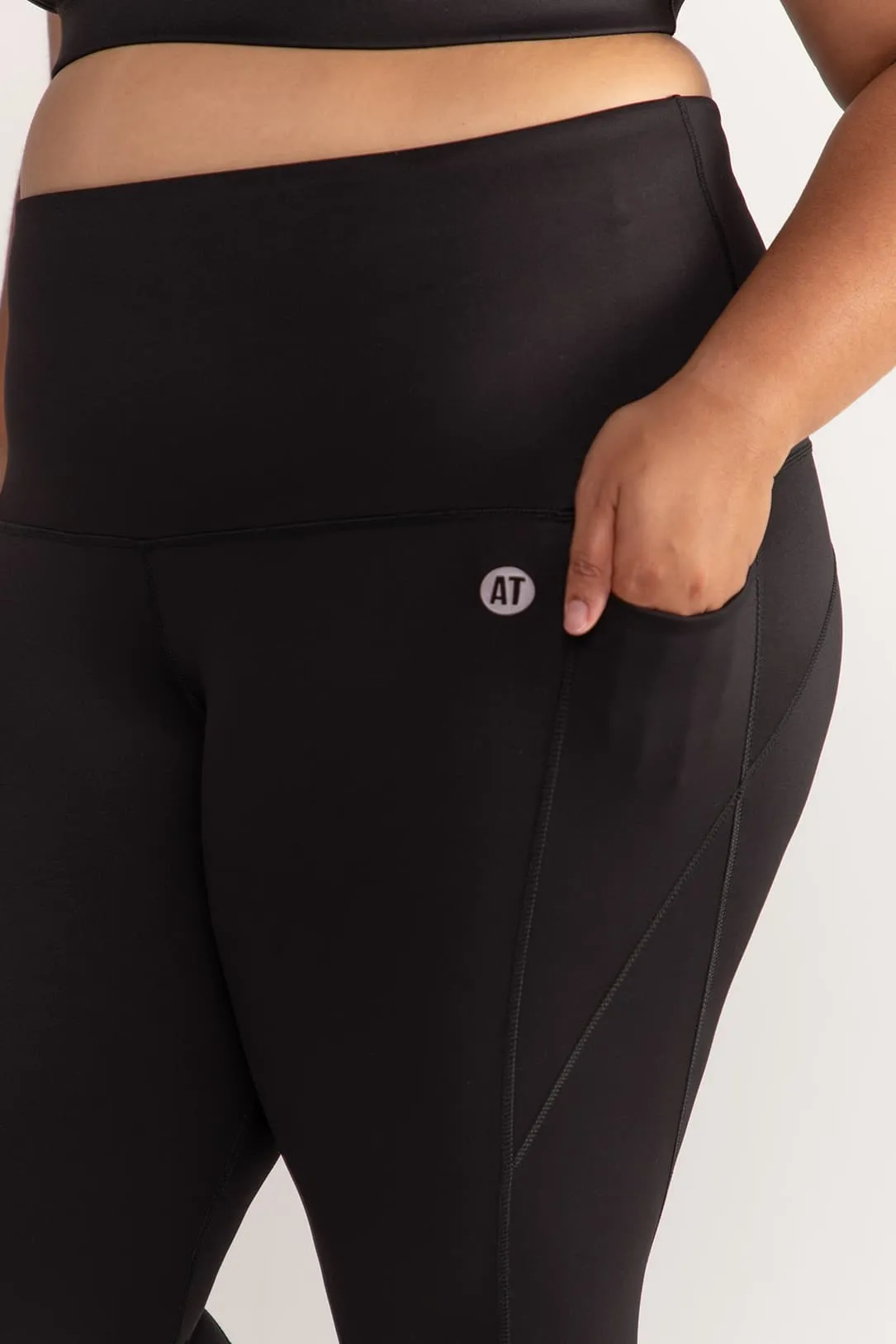 Training Pocket 3/4 Length Tight - Black