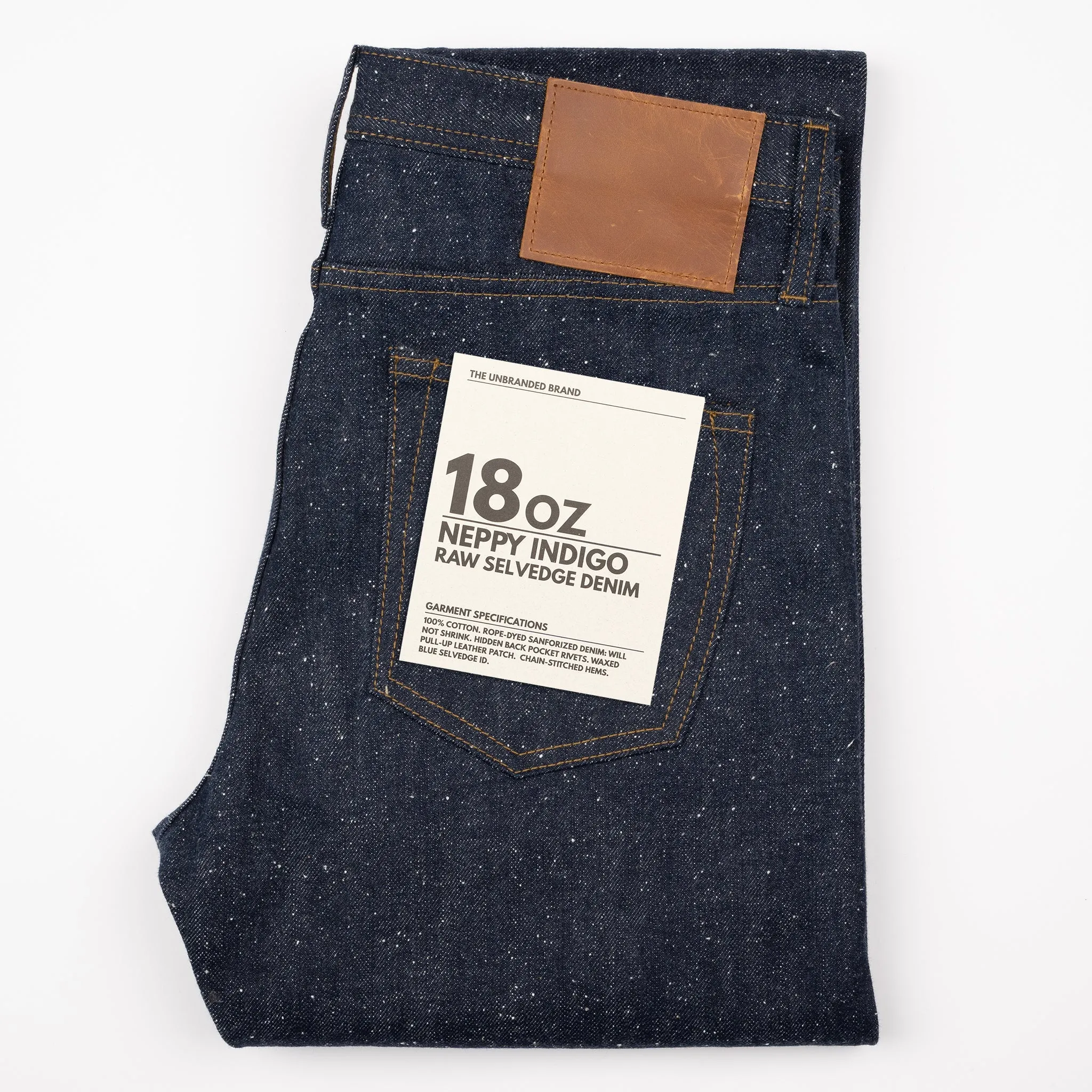 UB443 Tight Fit - 18oz Neppy Selvedge