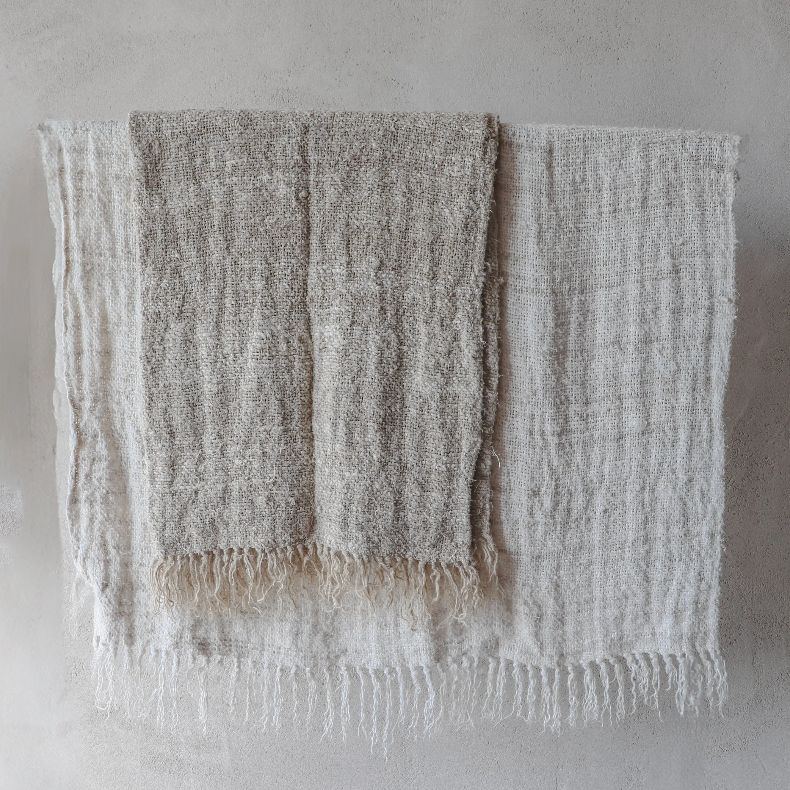 WABI LINEN THROW | IVORY