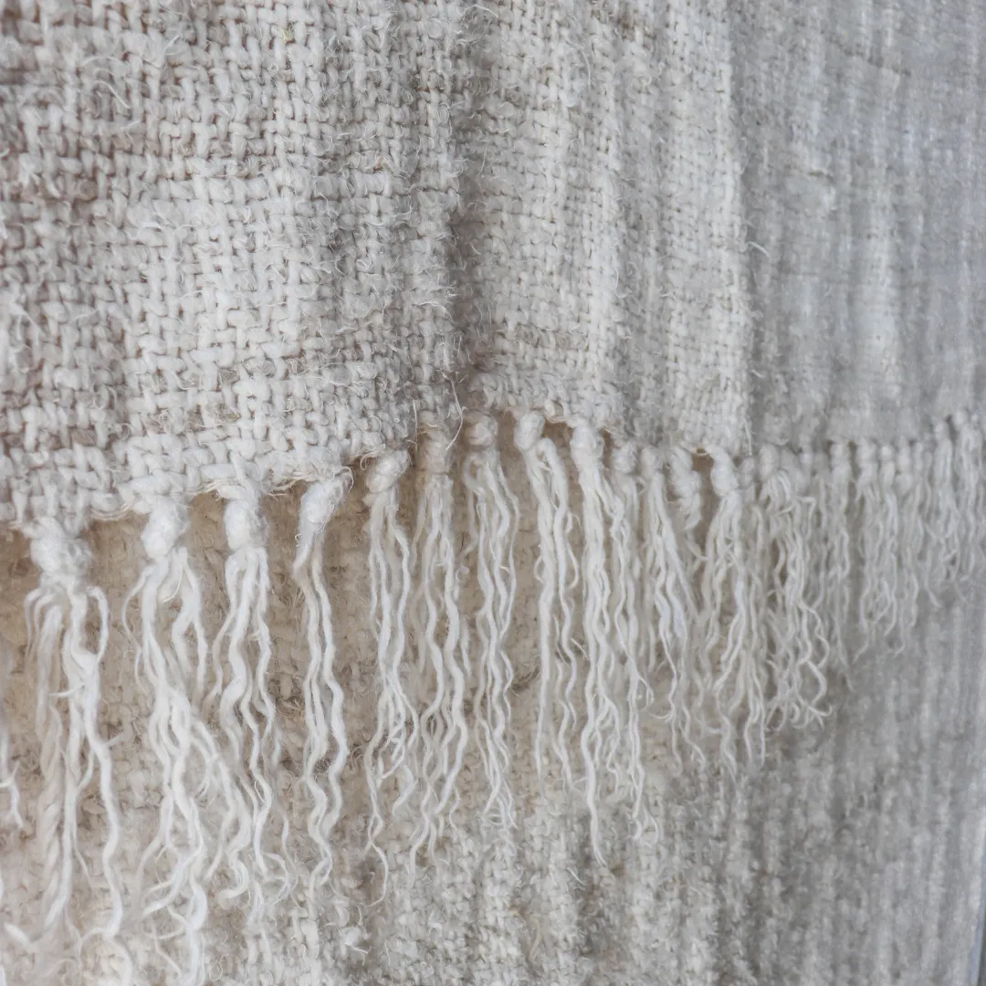 WABI LINEN THROW | IVORY