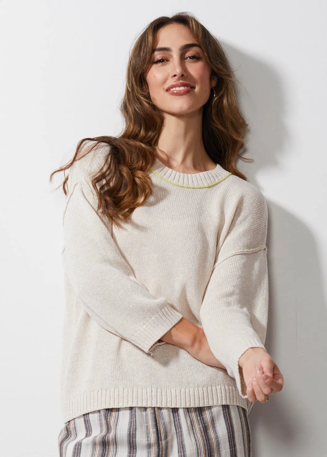 Zaket & Plover - Chunky Linen Top